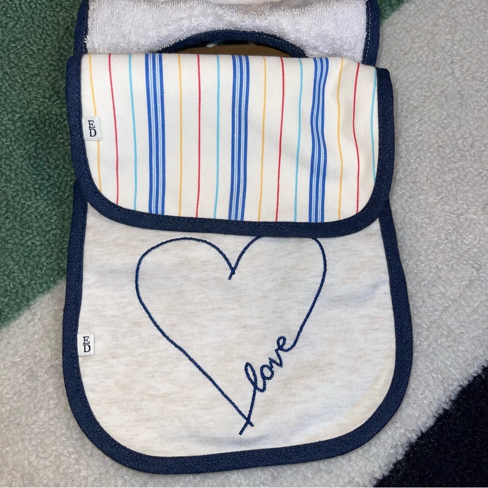 👶 3Pk ED by Ellen Degeneres Baby Bibs - Picture 3 of 4